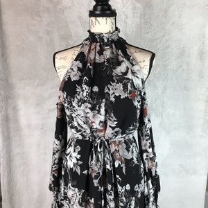 T D C NWT.  High low cold shoulder dress